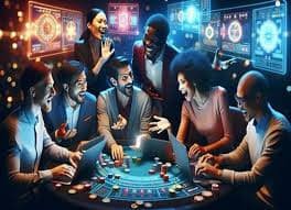 Filipino player enjoying a video slot game with bonus round features on 77pinas